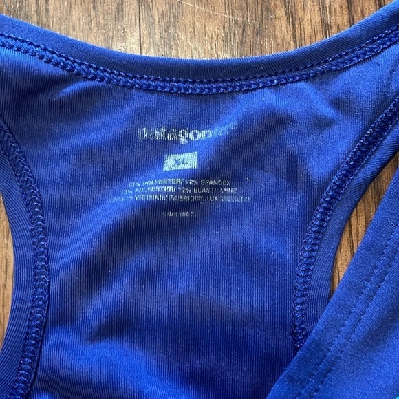 Patagonia athletic tennis dress blue pink racerback Sz XL - Picture 10 of 16
